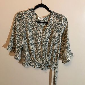 floral blouse
